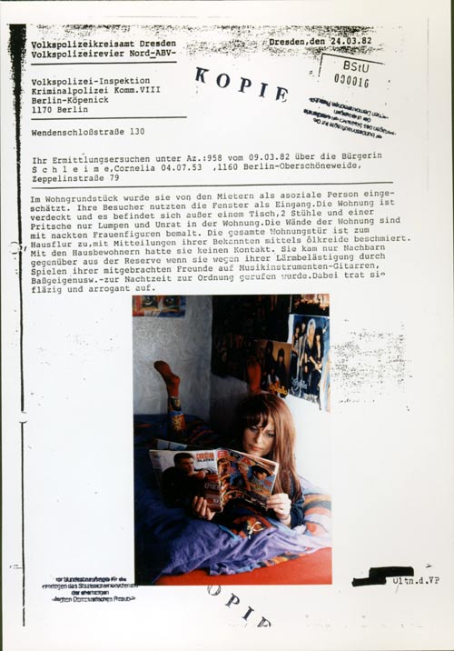 Cornelia Schleime, Stasi 05