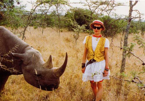 Cornelia Schleime, Selbstinszenierung in Kenia